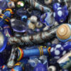 Mix pack blue beads, approx. 210 gr