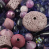 Mix pack purple beads, approx. 210 gr