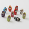 russian porcelain doll beads mix pack