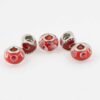 European style red pack. Sold per pack of 5 beads