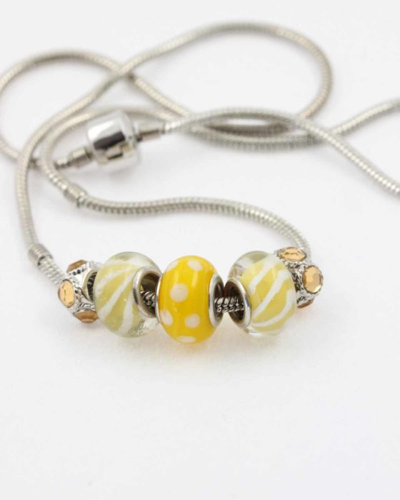 European beads yellow