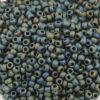 toho seed beads size 8 matte colour iris green brown