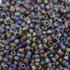 toho seed beads size 8 opaque rainbow frosted iris