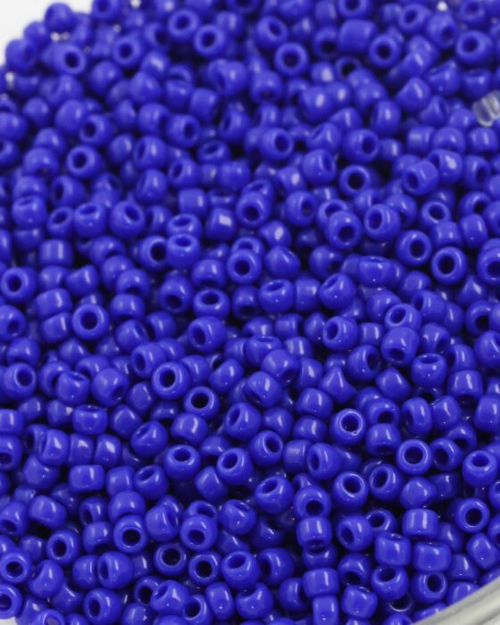 toho seed bead size 11 opaque navy blue