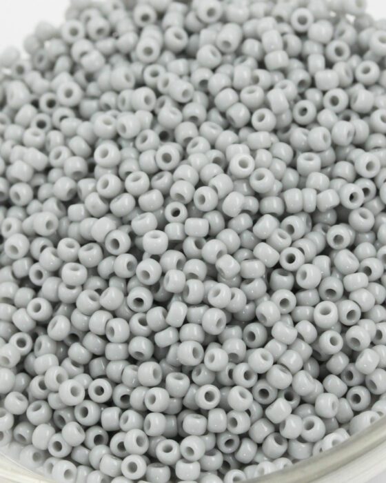toho seed bead size 11 opaque grey