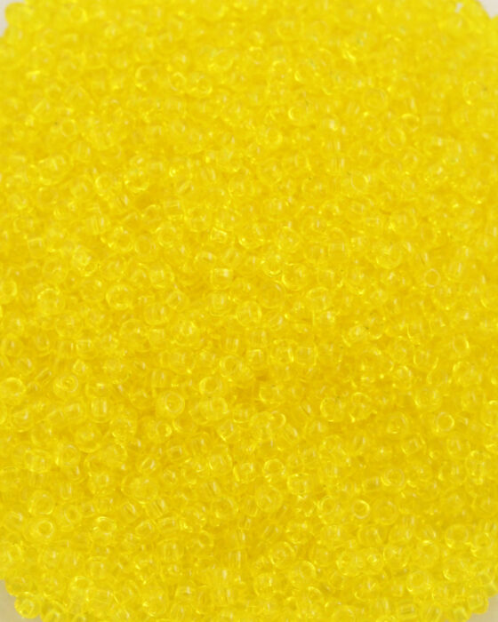 Toho seed beads size 11 transparent lemon