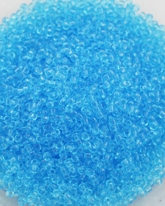 Toho Seed Beads Transparent Size 11 Aquamarine