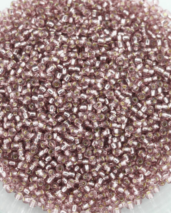 Toho seed beads size 11 Silver Lined Light Amethyst
