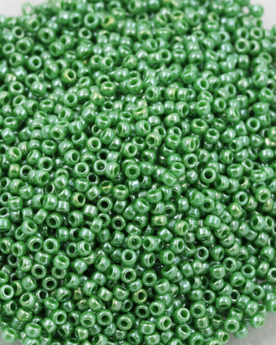 Toho Opaque Lustered Round Seed Beads size 11 Mint Green
