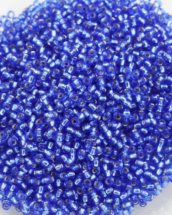 Toho seed beads size 11 Silver Lined Sapphire