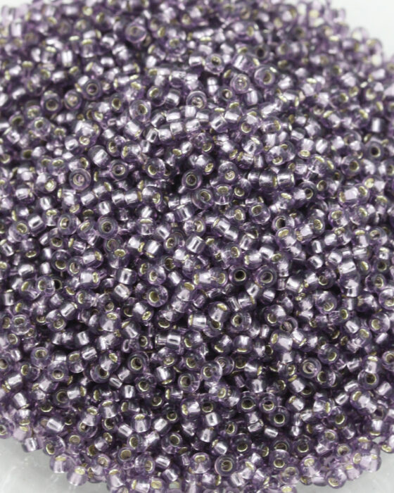 Toho seed beads size 11 Silver Lined Tanzanite