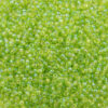 Toho Transparent Rainbow Seed Beads Size 11 Lime
