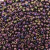 toho seed bead #11 metallic iris purple