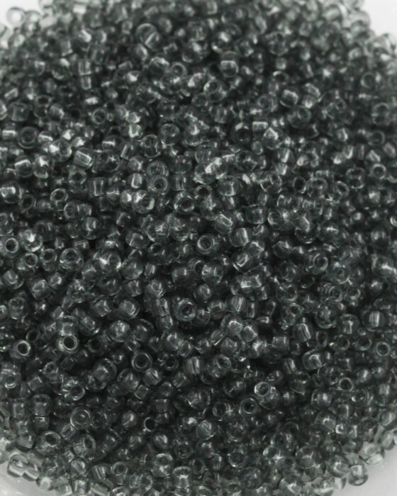 Toho Seed Beads Transparent Size 11 Grey