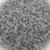 toho seed beads size 11 transparent frosted light grey