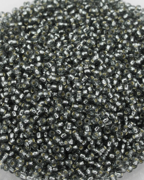 Toho seed beads size 11 Silver Lined Grey