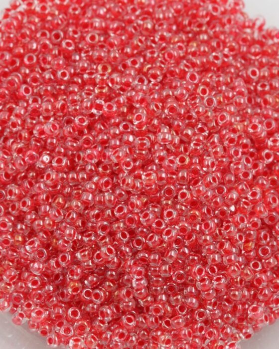 Toho seed beads size 11 inside colour Siam Lined