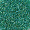 Toho Transparent Rainbow Seed Beads Size 11 Dark Peridot