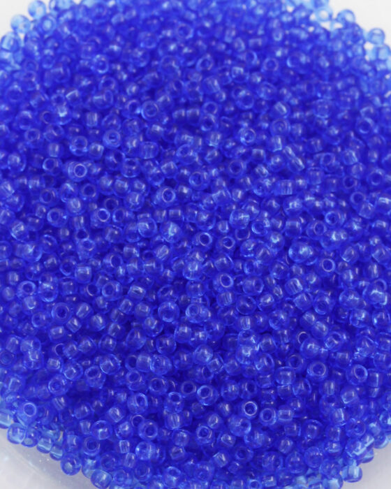 Toho Seed Beads Transparent Size 11 Sapphire