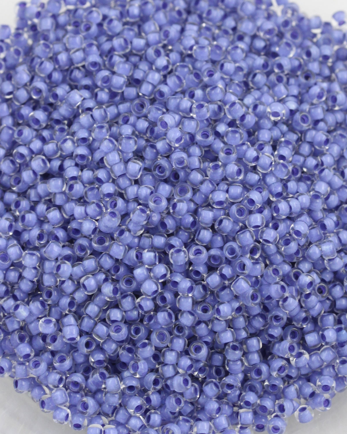 Toho seed beads size 11 inside colour Neon Purple Lined