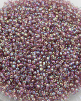 Toho Transparent Rainbow Seed Beads Size 11 Light Amethyst