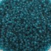 toho seed beads size 11 transparent frosted teal
