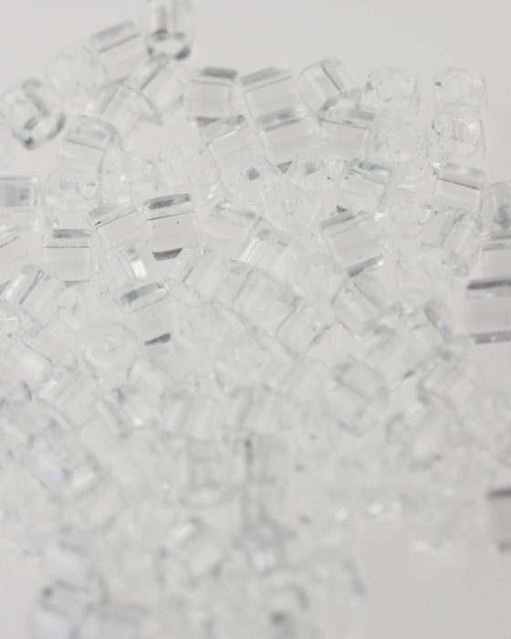 Toho cube 3x3mm transparent crystal