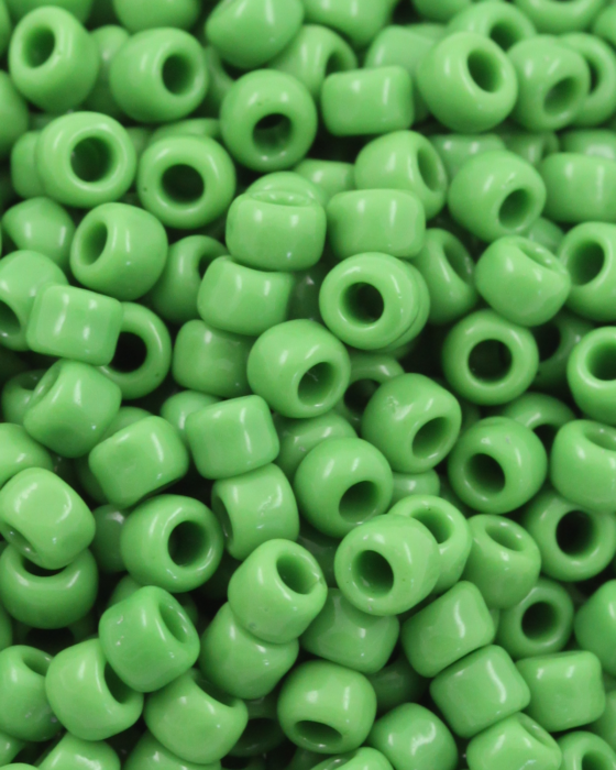 Toho seed beads size 6 Opaque Mint Green