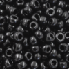 Toho seed beads size 6 Opaque Jet