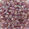 transparent rainbow light amethyst #6 seed beads