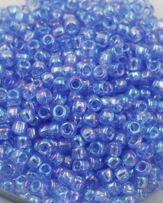 Toho seed beads size 6 Transparent Rainbow Light Sapphire