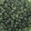 Toho seed beads size 6 Transparent Frosted Olivine