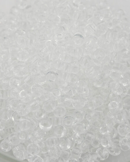 Toho transparent seed beads size 8 Crystal