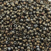 Toho Metallic seed beads size 8 Iris Brown