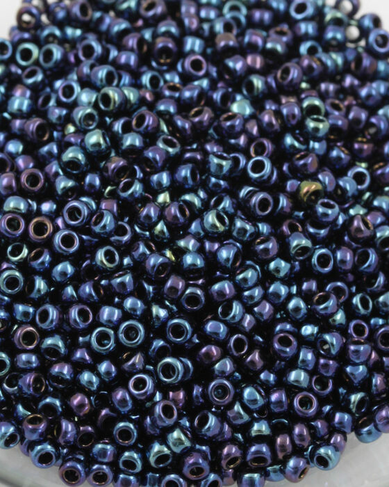 Toho Metallic seed beads size 8 Cosmos