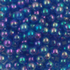 Acrylic round beads 5mm Rainbow Dark Blue