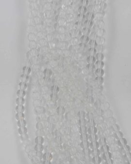 round crystal beads clear 6mm