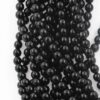 round crystal beads black 8mm