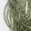 fire polished glass bead 4mm prairie green celsian
