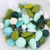 Mix glass beads green