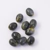 Olive Shape Beads 12x14mm Grey