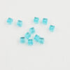 Swarovski crystal cube 4mm light turquoise