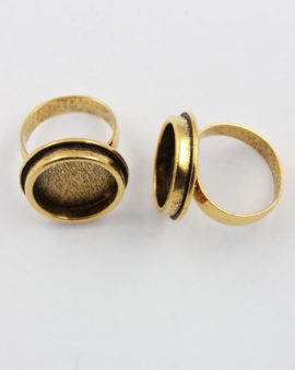 ring base antique gold