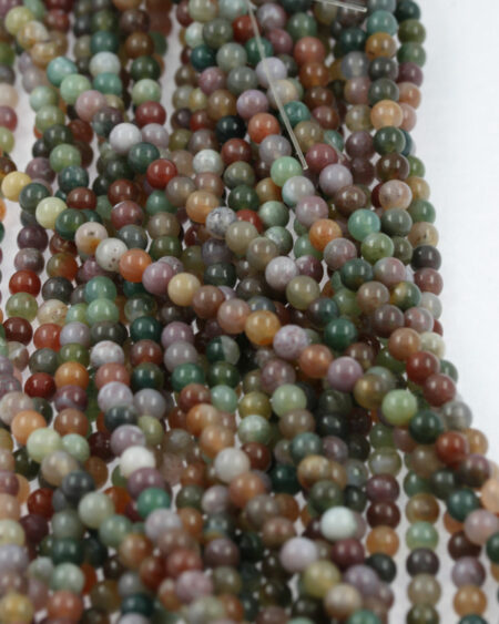 Fancy jasper beads 4mm
