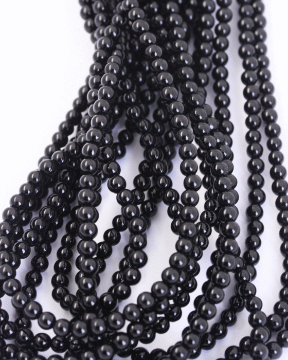 onyx beads 4mm