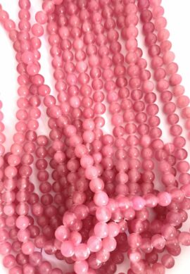 Dyed Jasper Beads 10mm pink