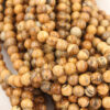 Picture jasper 8mm round smooth beads