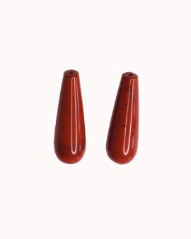 Teardrop gemstone Red Jasper