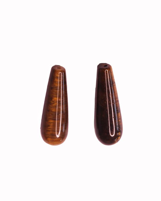 Teardrop gemstone Tiger's eye