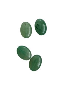 Green Aventurine oval beads